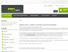 Tablet Screenshot of e-sportovni-potreby.cz